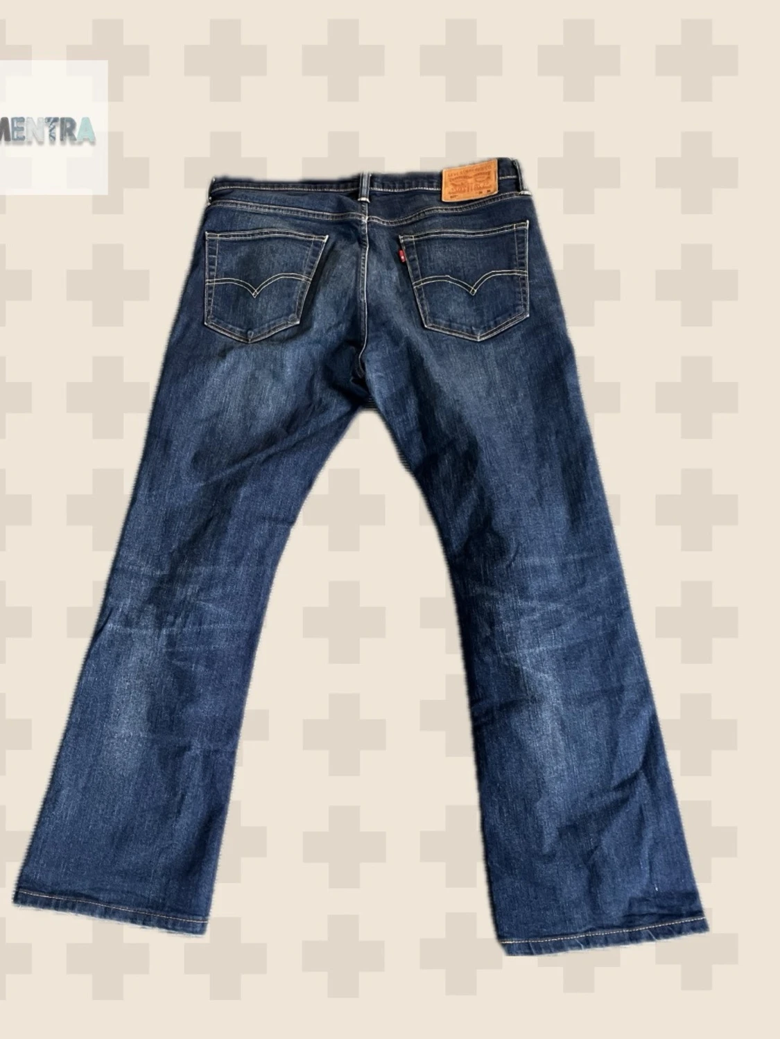 Blå bootcut jeans från Levi's - 1
