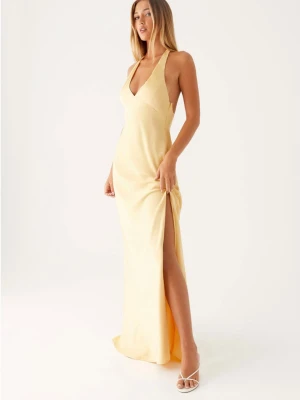 Balklänning Ljusgul  - Gul balklänning från peppermayo💫Helt ny med prislapp🤩