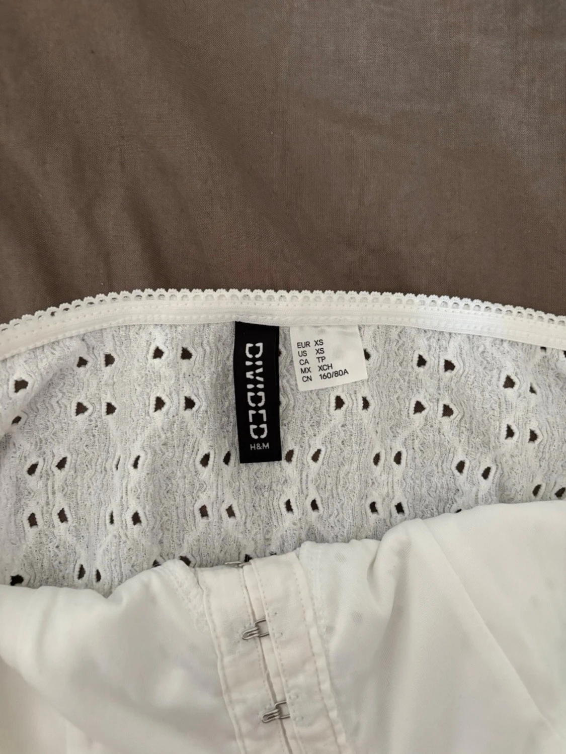 Vit korsett topp - 3