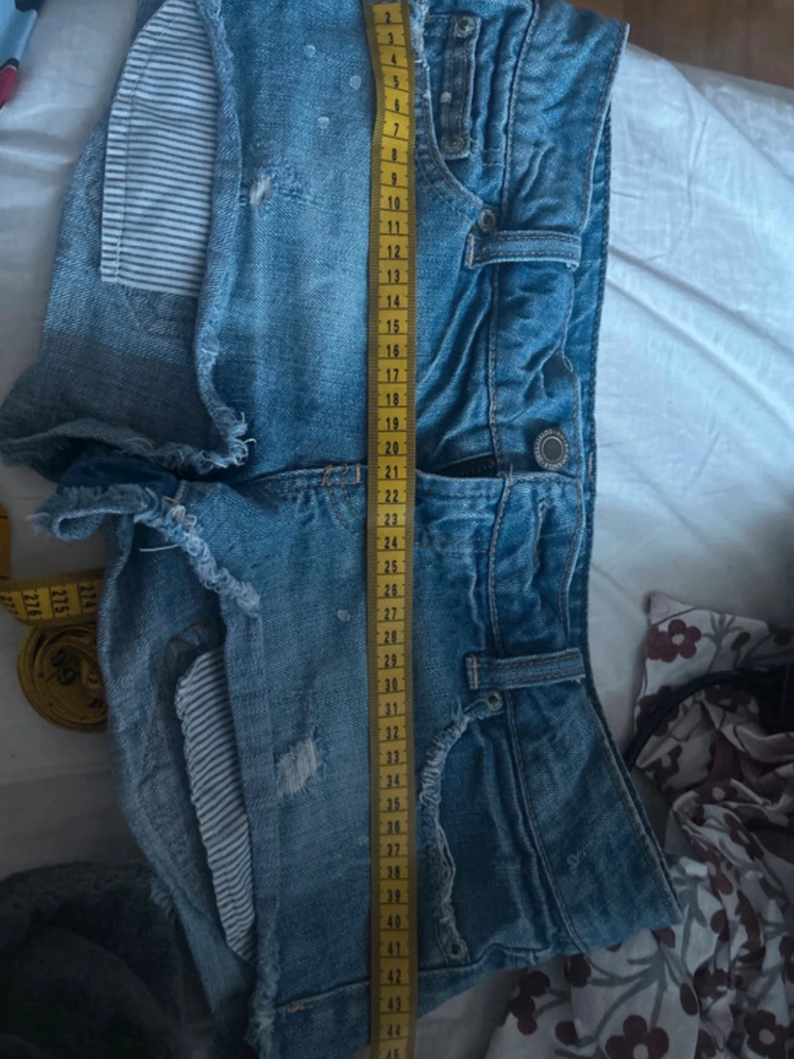 Blå jeansshorts från American Eagle - 3