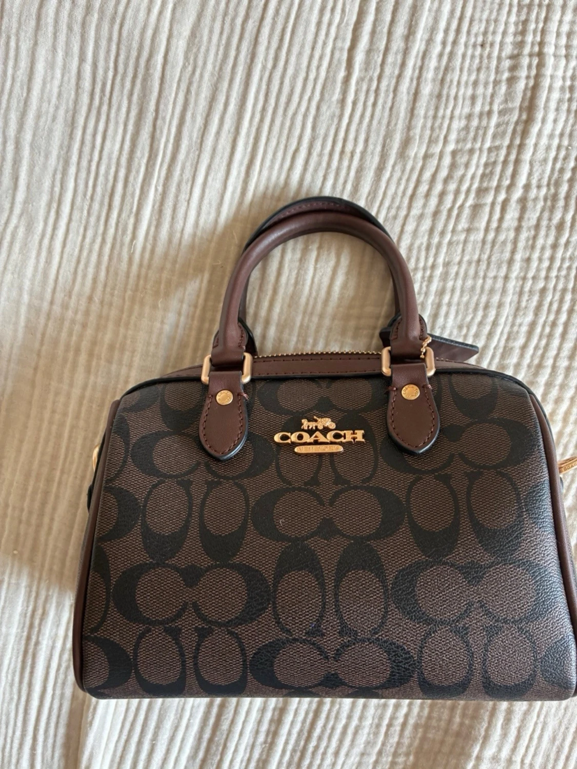 Brun handväska från Coach - 1