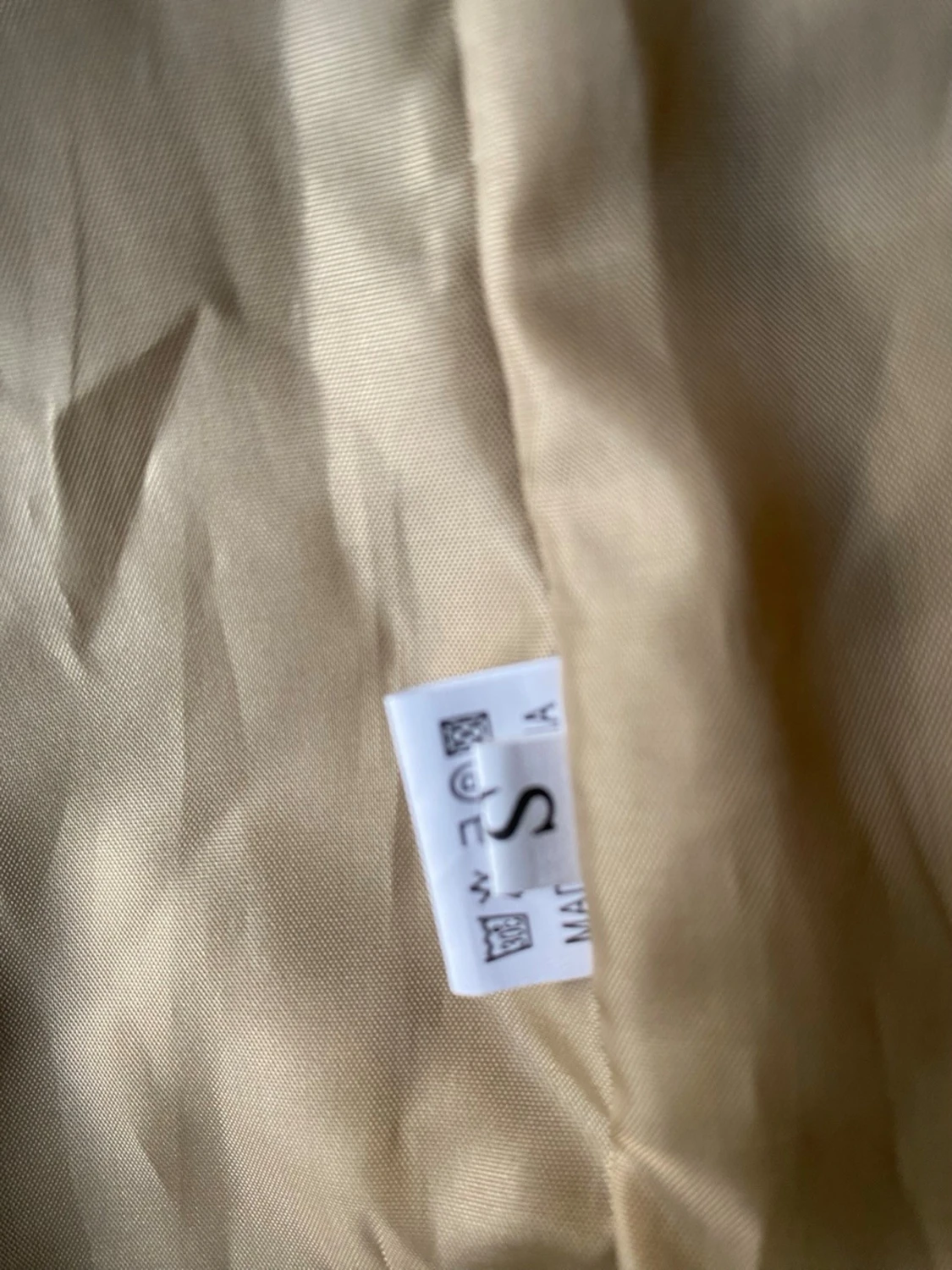 Brun fuskpäls kappa med foder - 4