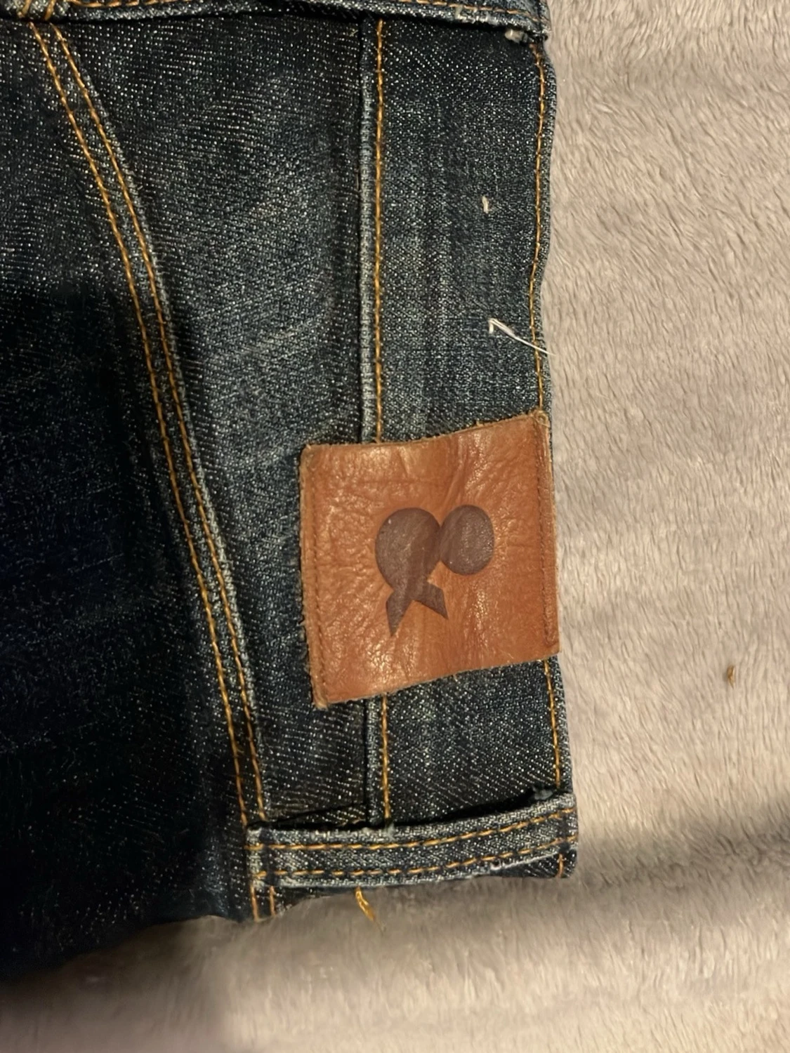 Mörkblå jeans från Drain - 4