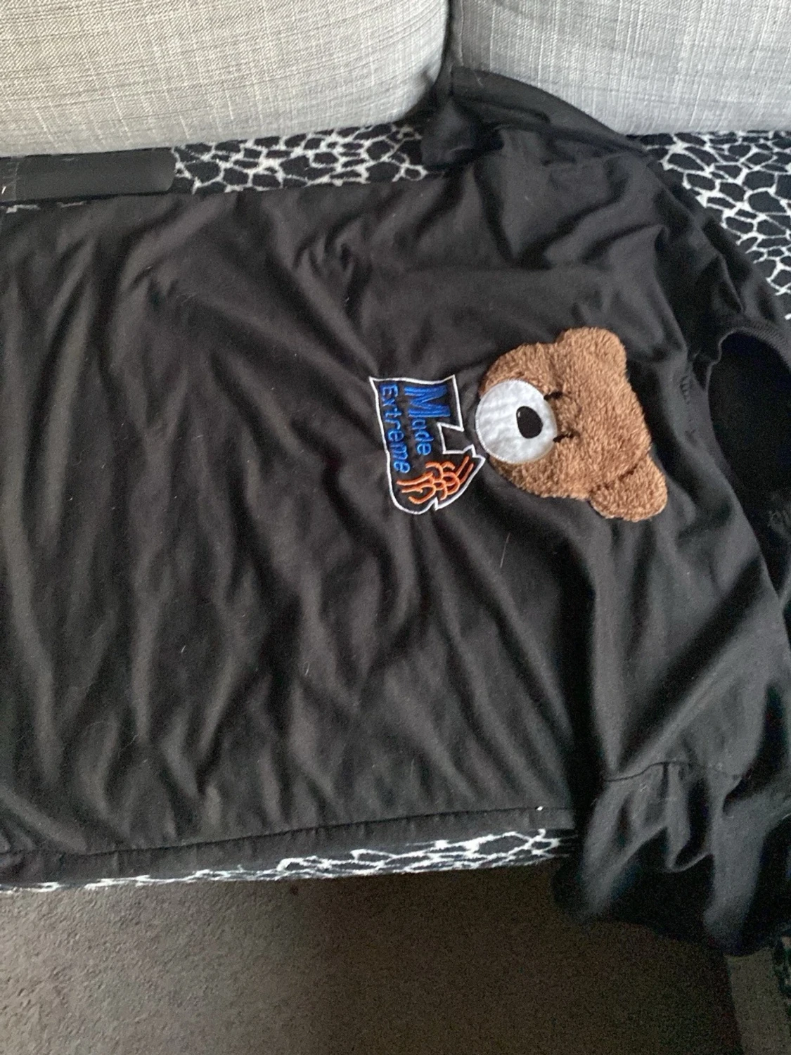 Svart t-shirt med nalle från Made Extreme - 1