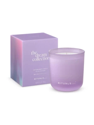 Nytt! DoftLjus Rituals Dream Collection lila - Helt nytt! Slutsåld limited edition full size. Säljer ett doftljus från Rituals Dream Collection i en snygg matt lila glasbehållare. Ljusets doft är blue daisy & illusionist och förpackningen är matchande lila med stilren design. Perfekt för att skapa mysig stämning hemma.