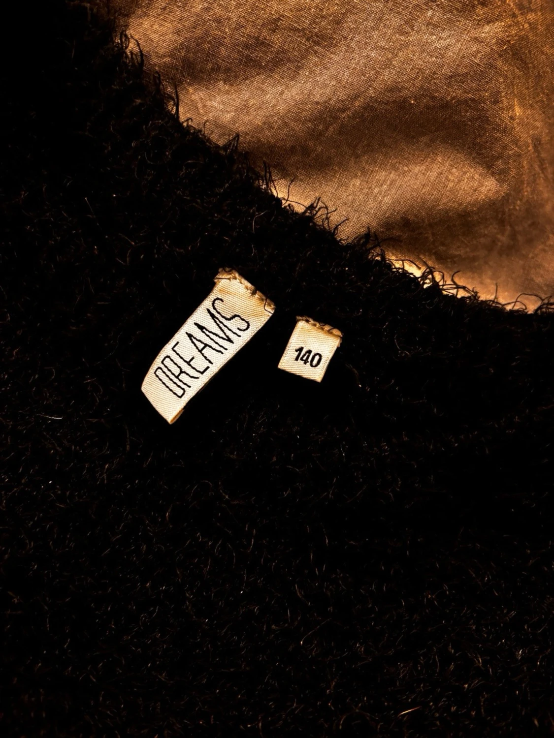 Svart fluffig stickad tröja - 2