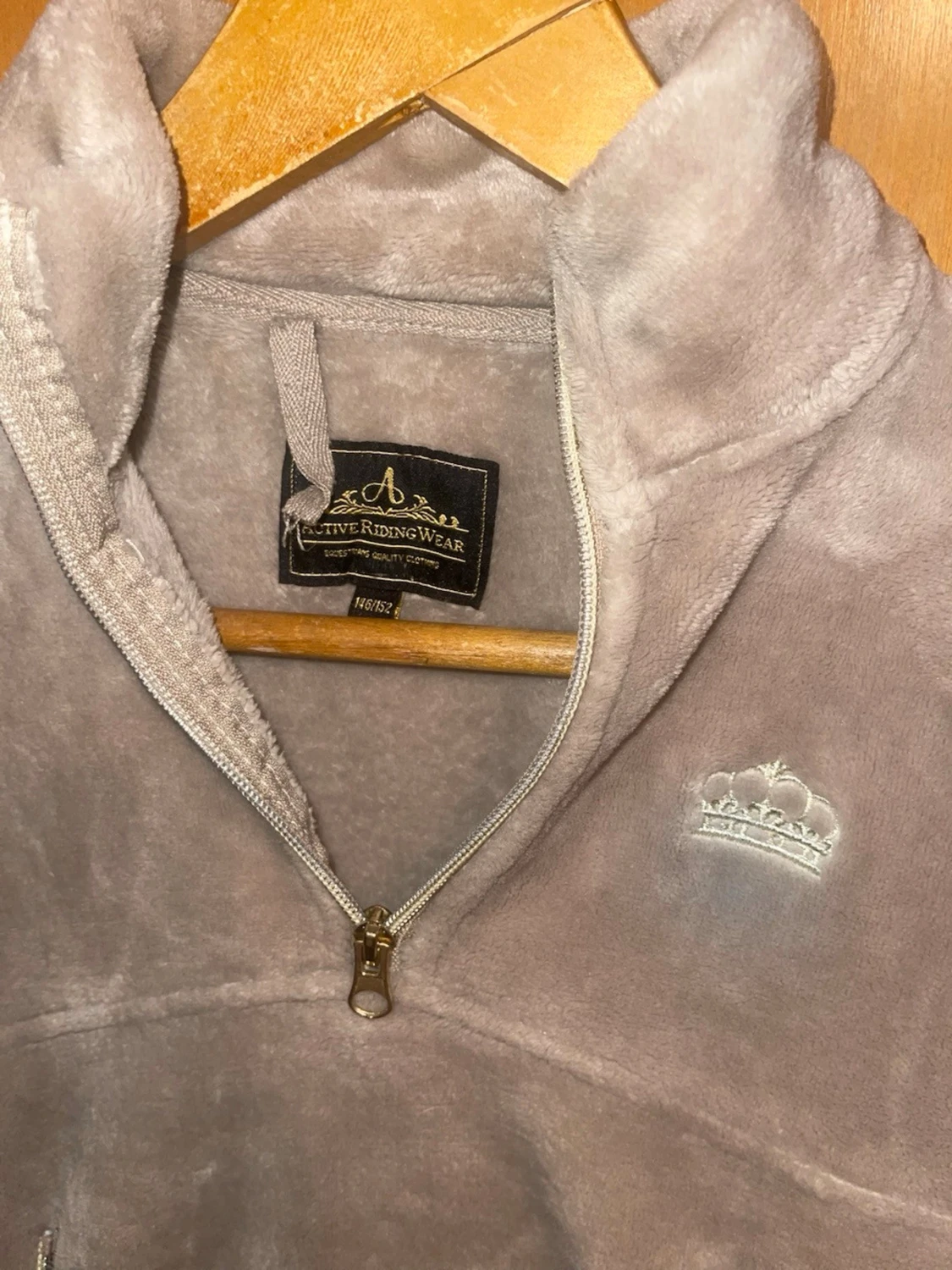 Beige fleece från Active Riding Wear - 1
