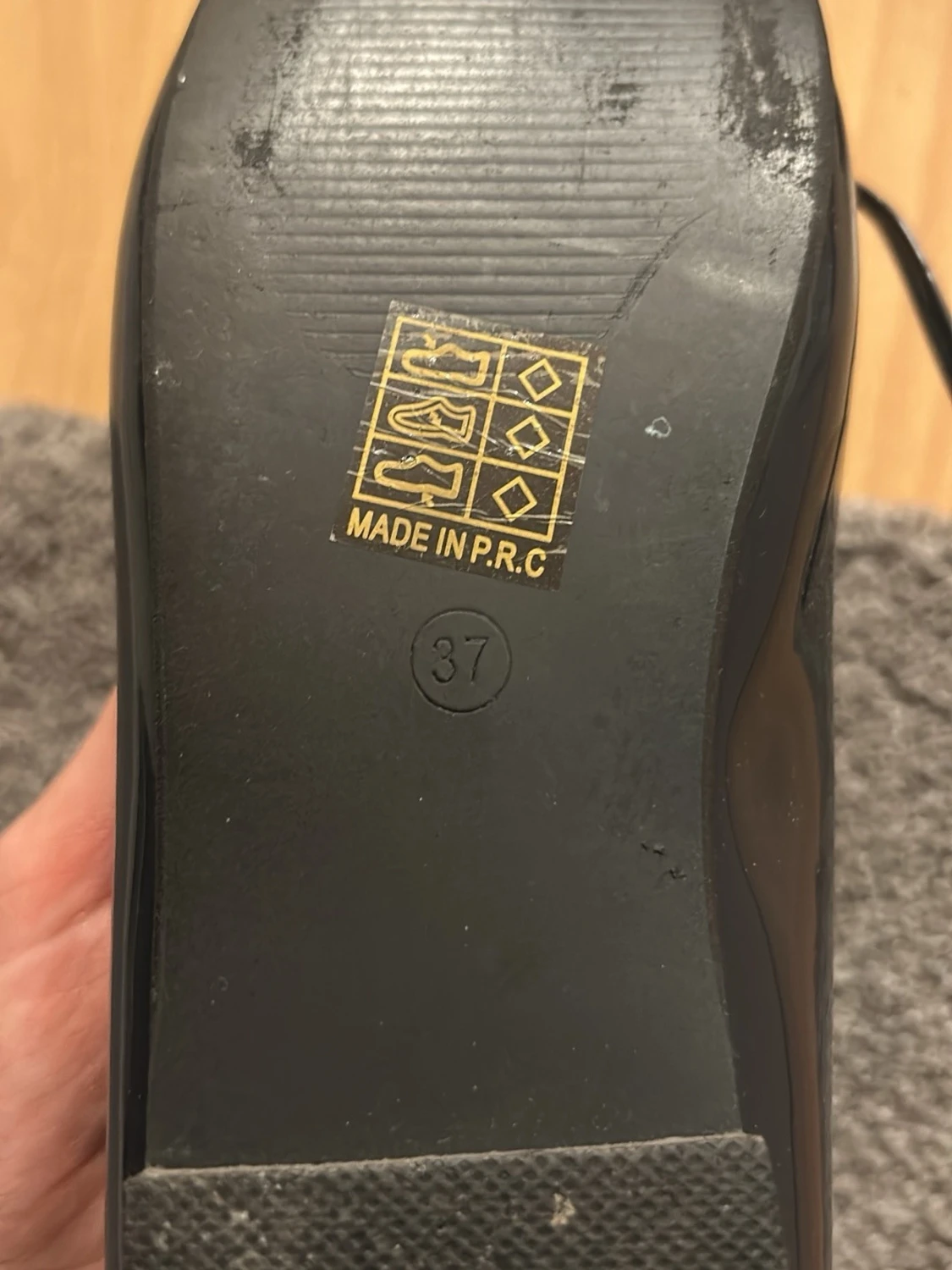 Mörkblåa ballerinaskor - 2