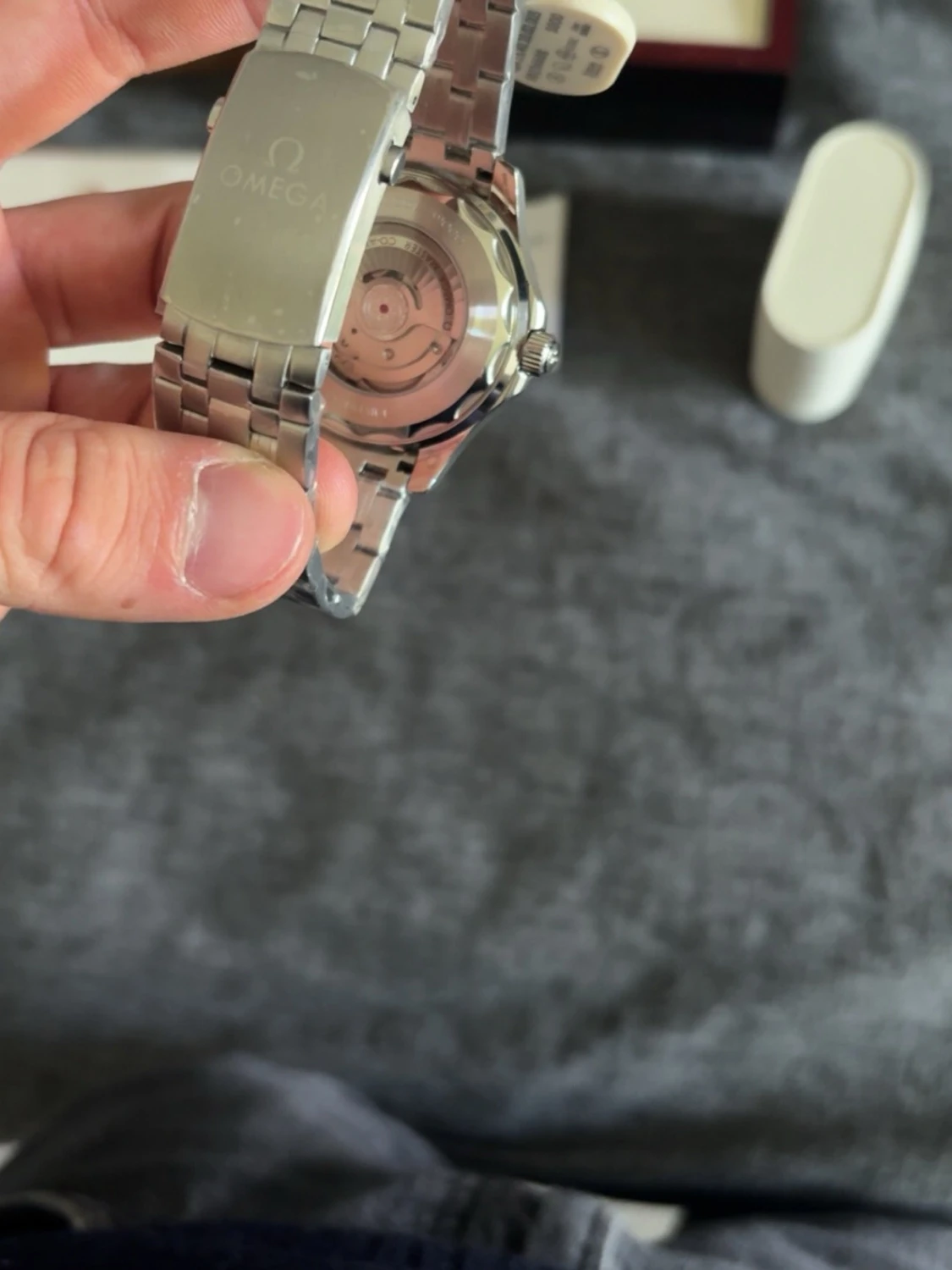 Omega Seamaster silverklocka - 4