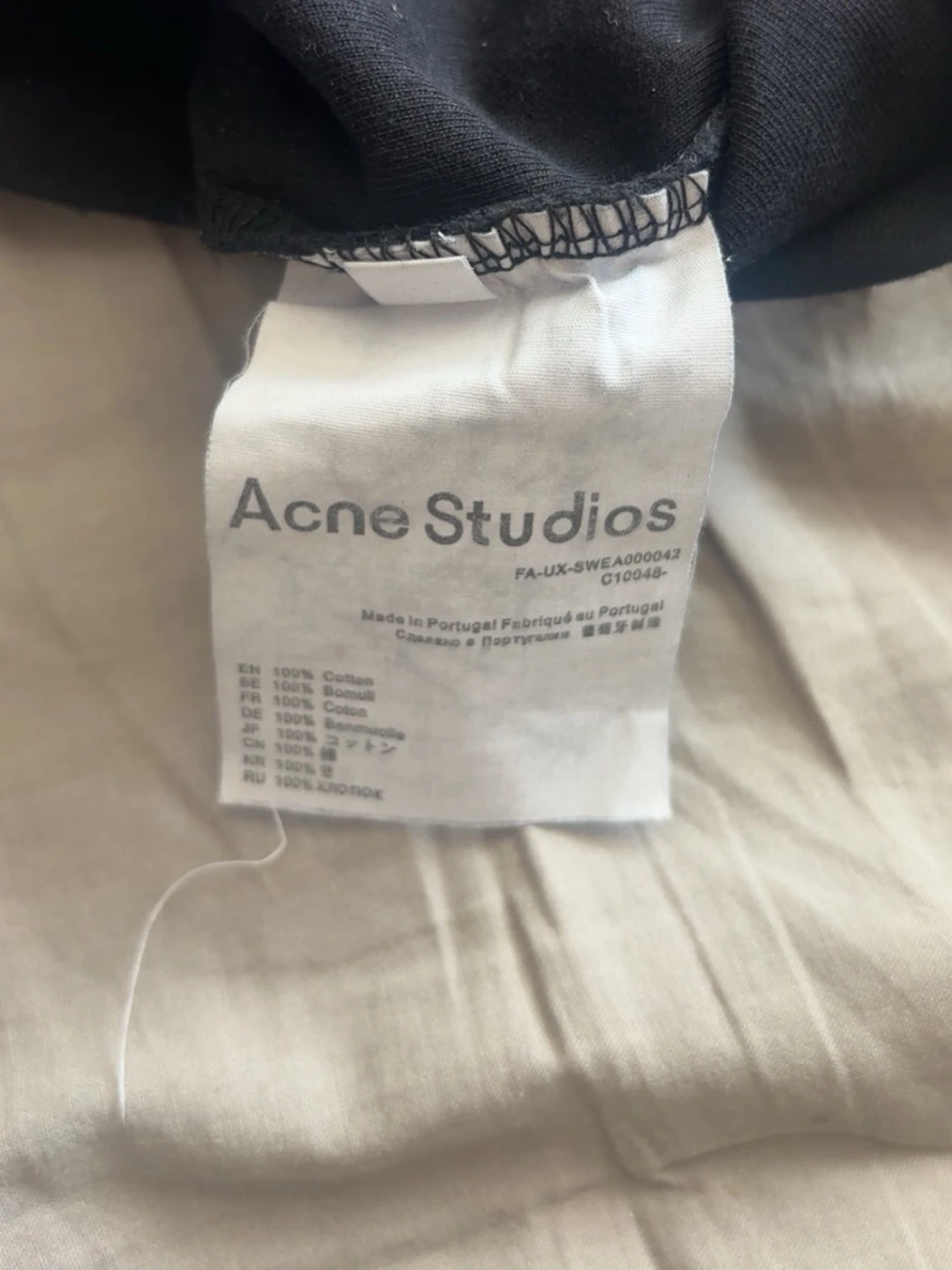 Svart långärmad t-shirt Acne Studios - 2