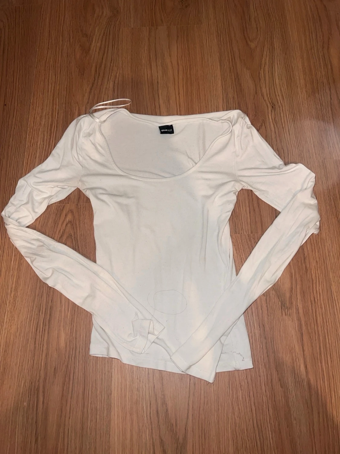 Vit långärmad topp från Primark - 4