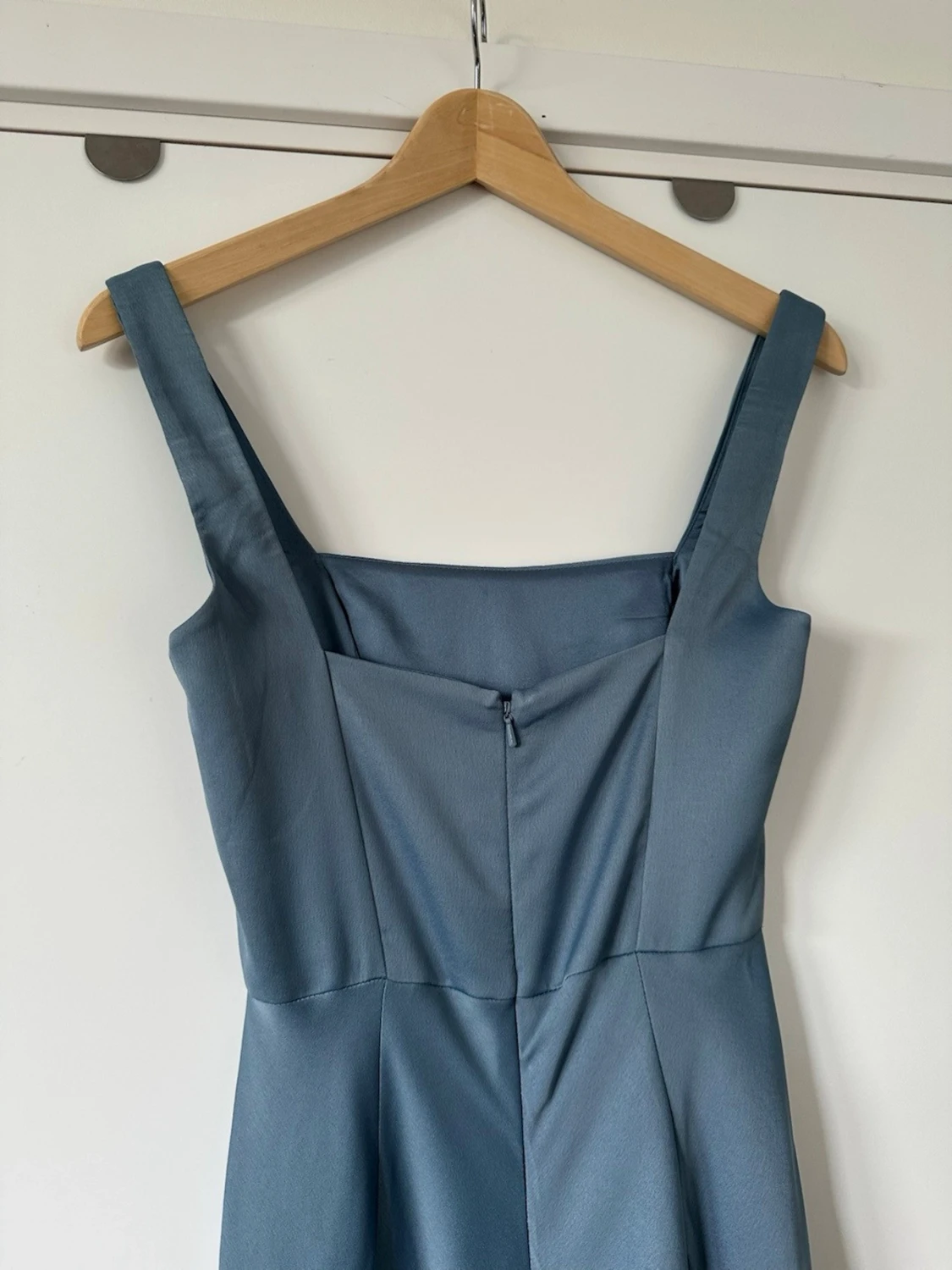 ASOS - Ljusblå lång klänning - storlek 32 / XXS - 3