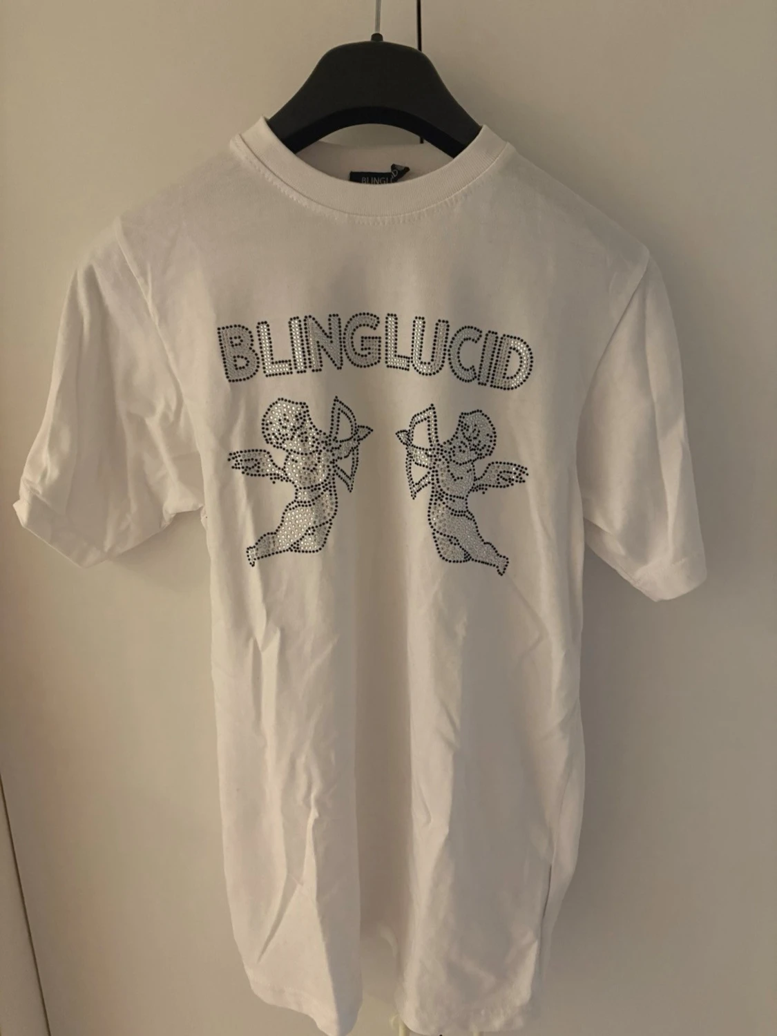 Vit BLINGLUCID t-shirt med tryck