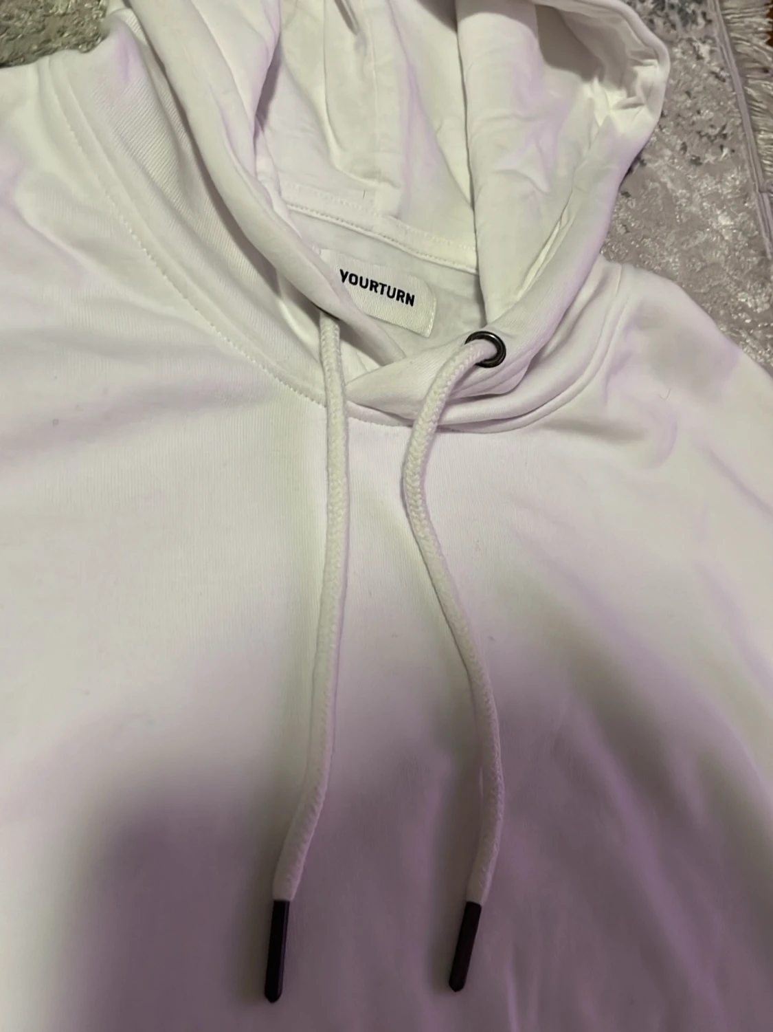 Vit hoodie från YOURTURN - 2