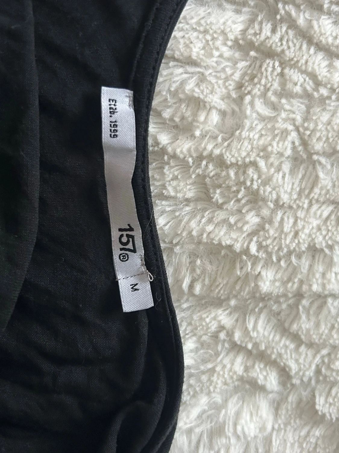 Svart tunn kortärmad topp - 4