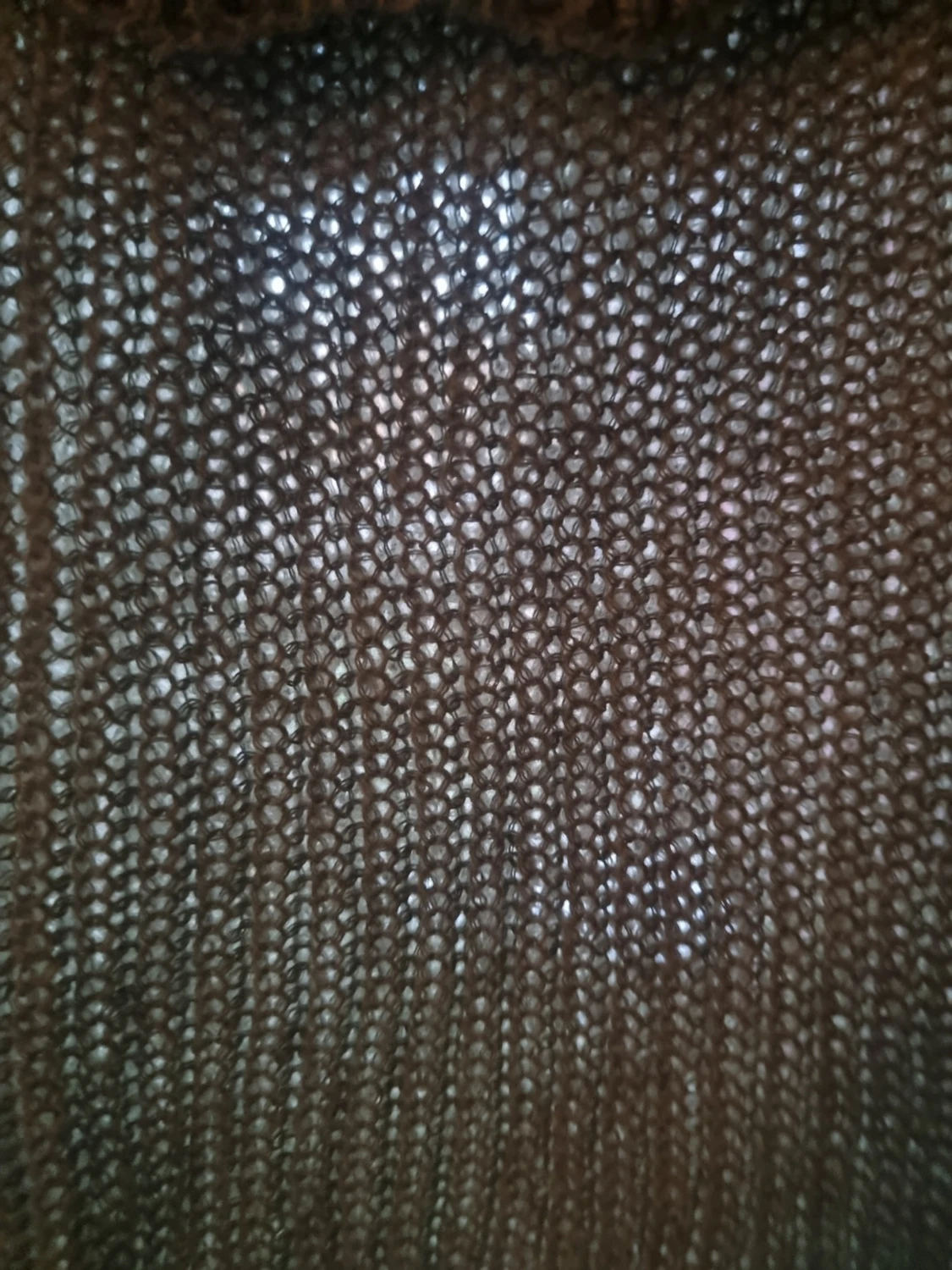 Olivgrön stickad offshoulder tröja - 3