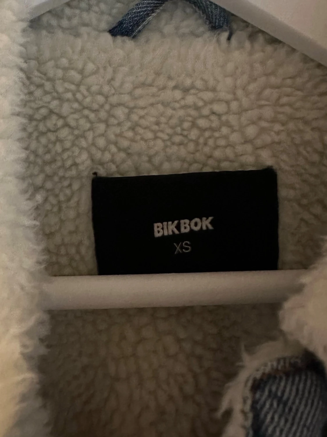 Jeansjacka med teddyfoder - 1