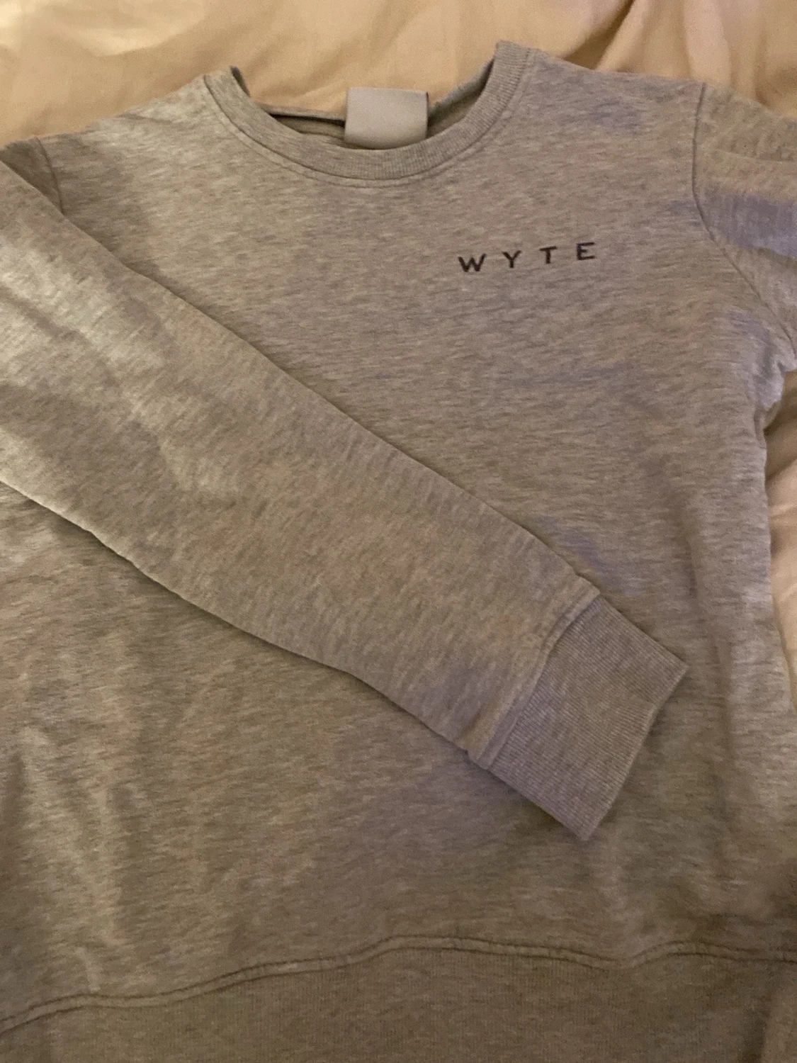 Grå sweatshirt från Wyte XS