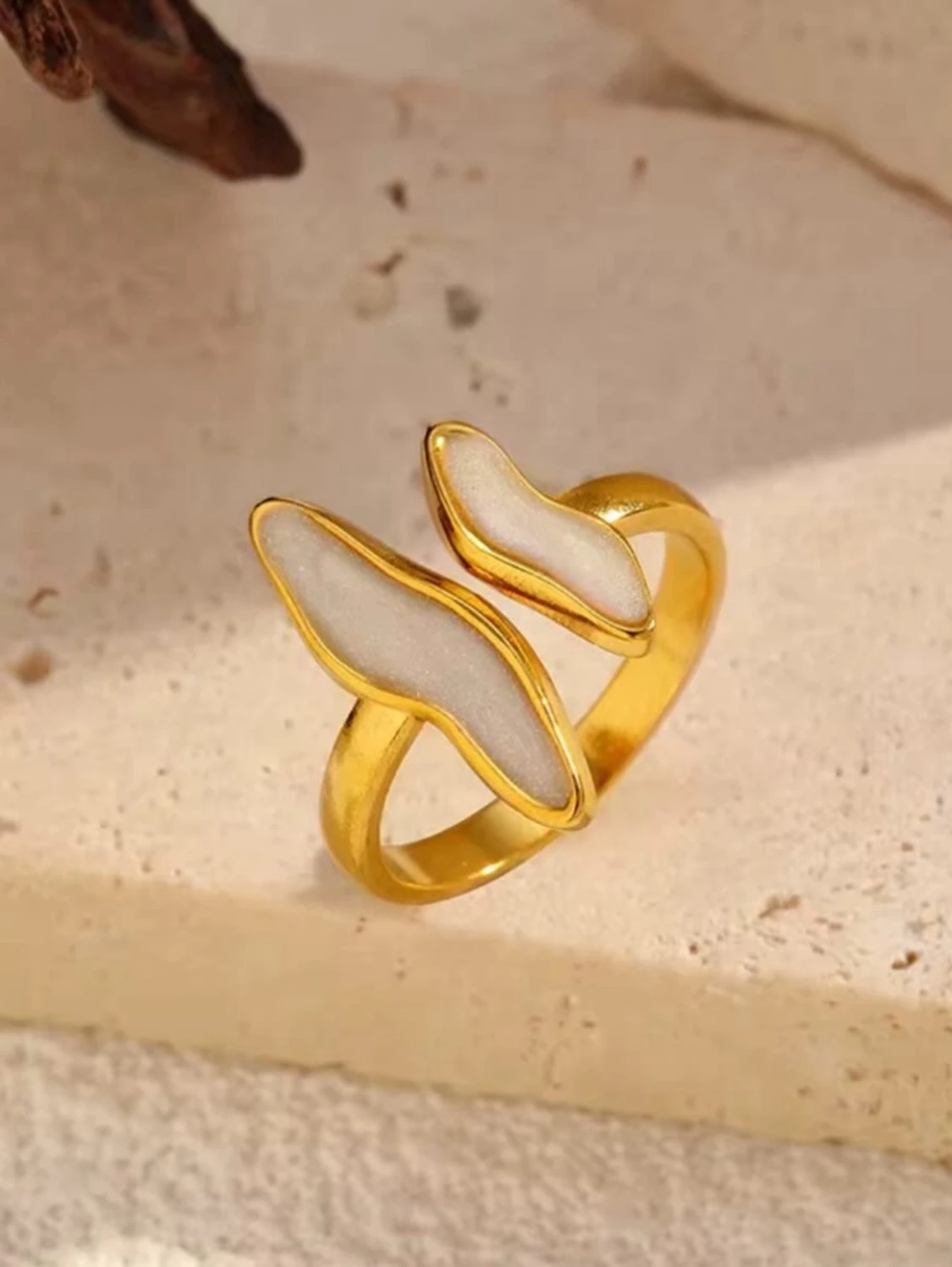 Gold plättat ring  - 1