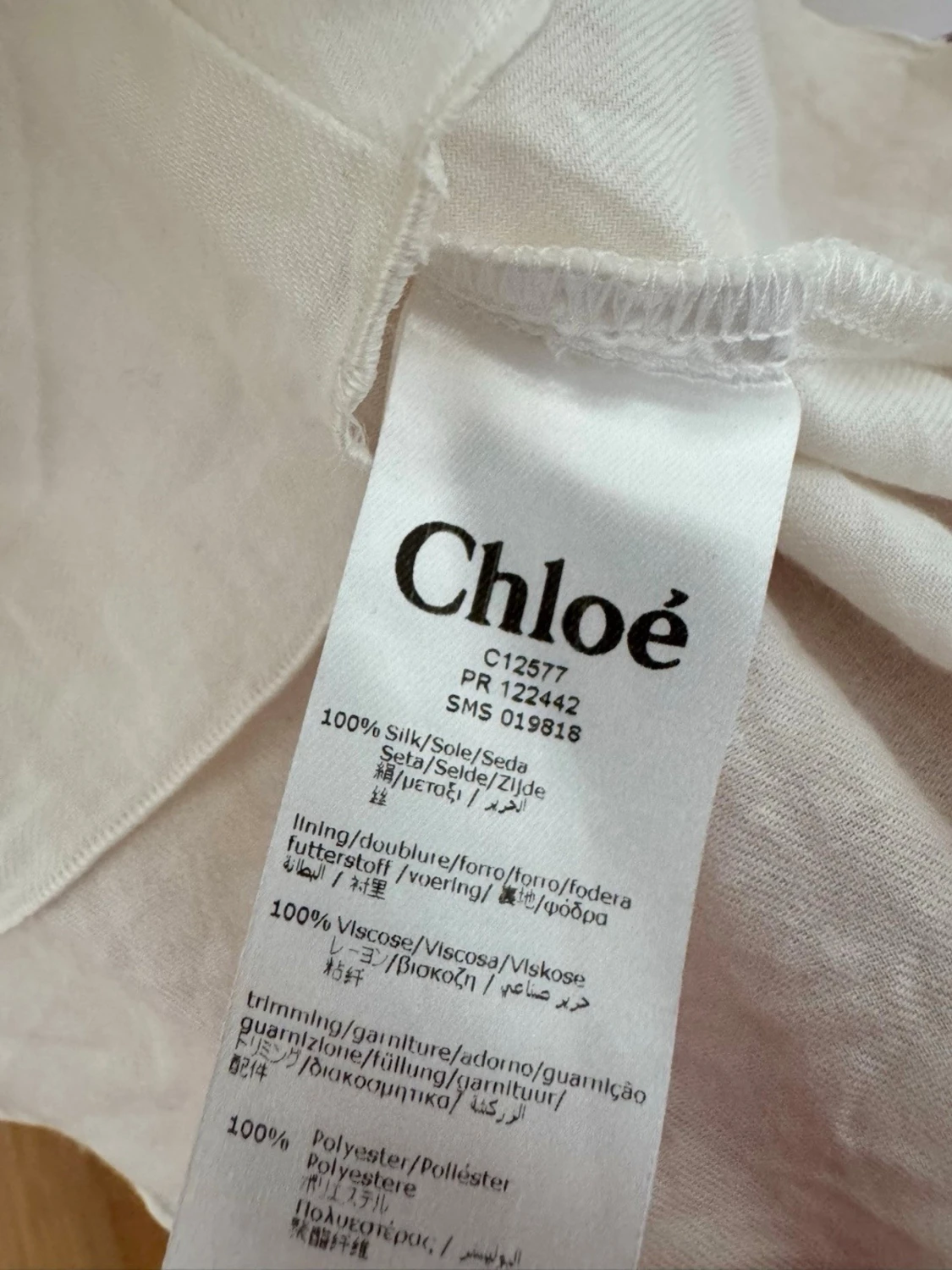 Chloé 100% siden klänning  - 5