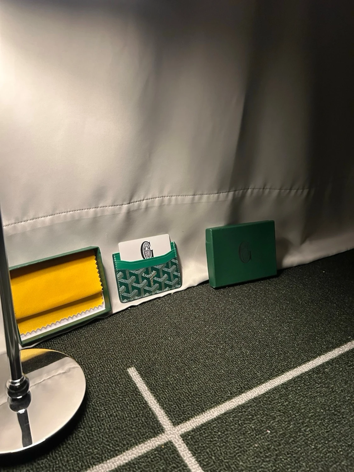 Grön korthållare  - 1