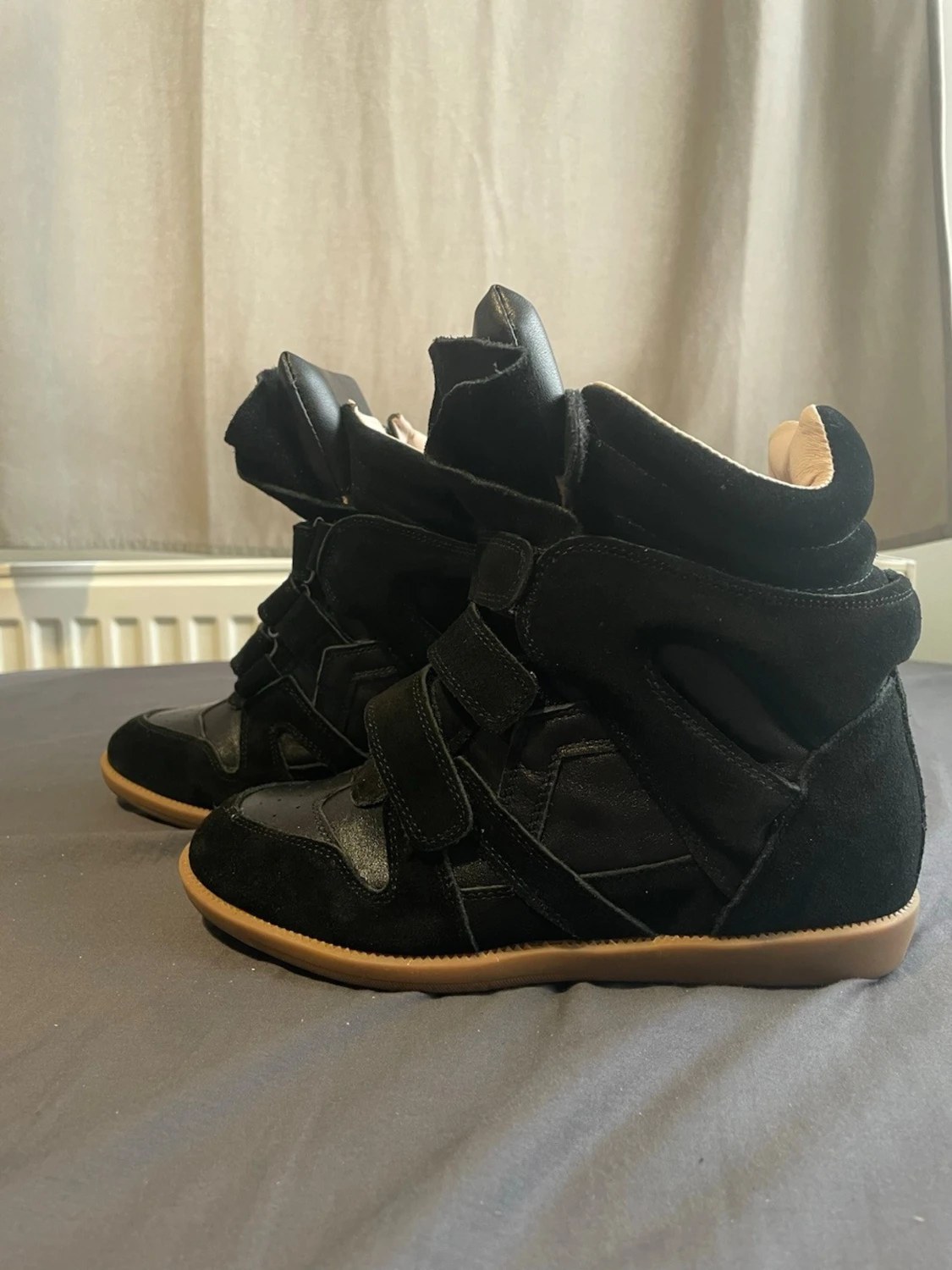 Isabel Marant Svarta high top sneakers - 3