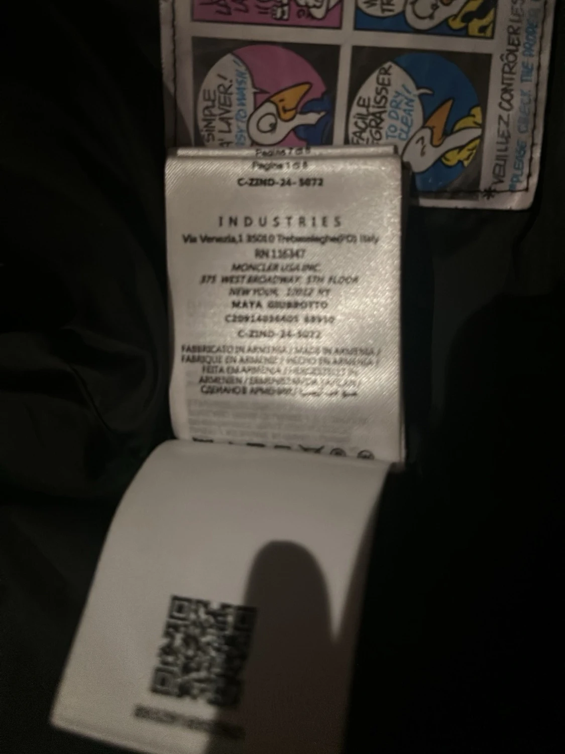 Mörkblå dunjacka från Moncler - 3