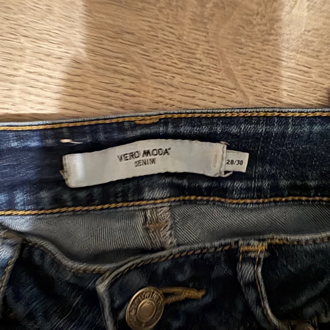 Blå raka jeans från Vero Moda - 2