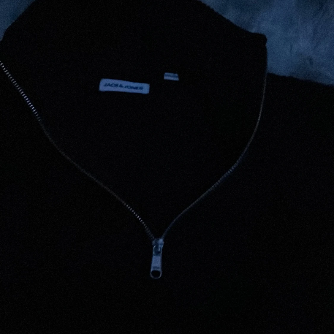 Svart half zip tröja Jack & Jones - 1