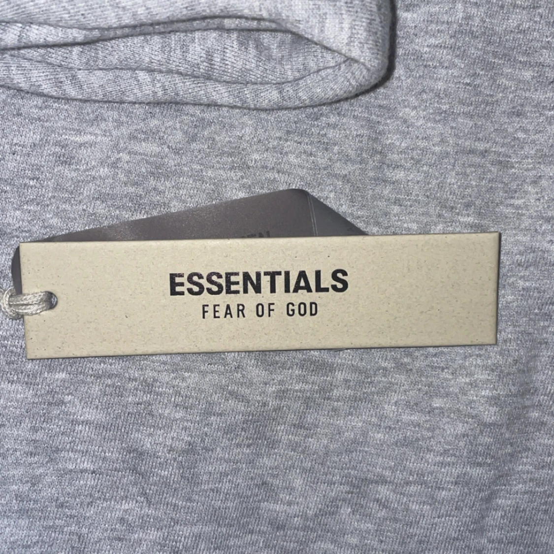 Grå Essentials Fear of God hoodie - 2