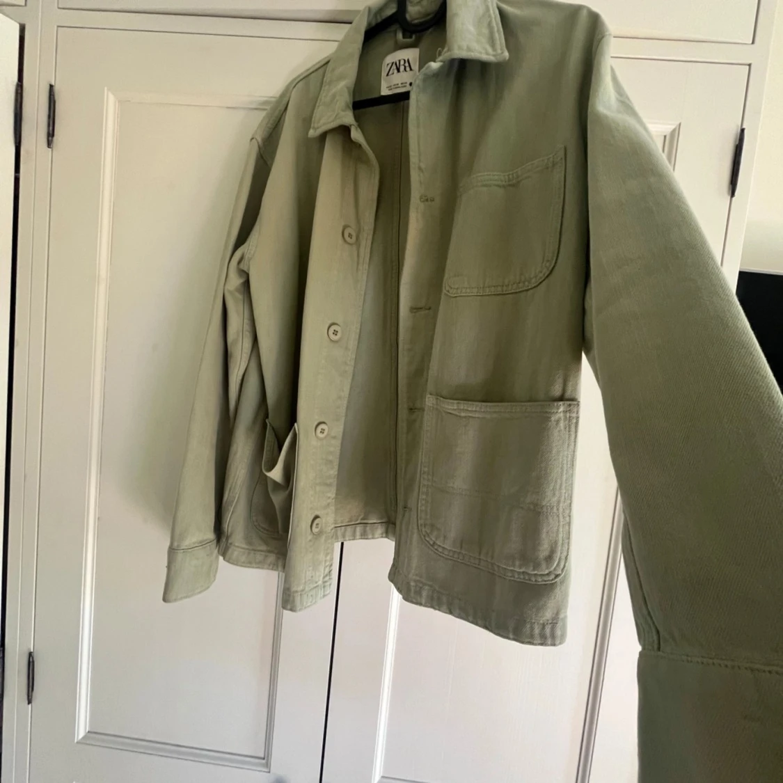 Grön kappa från Zara  - 4