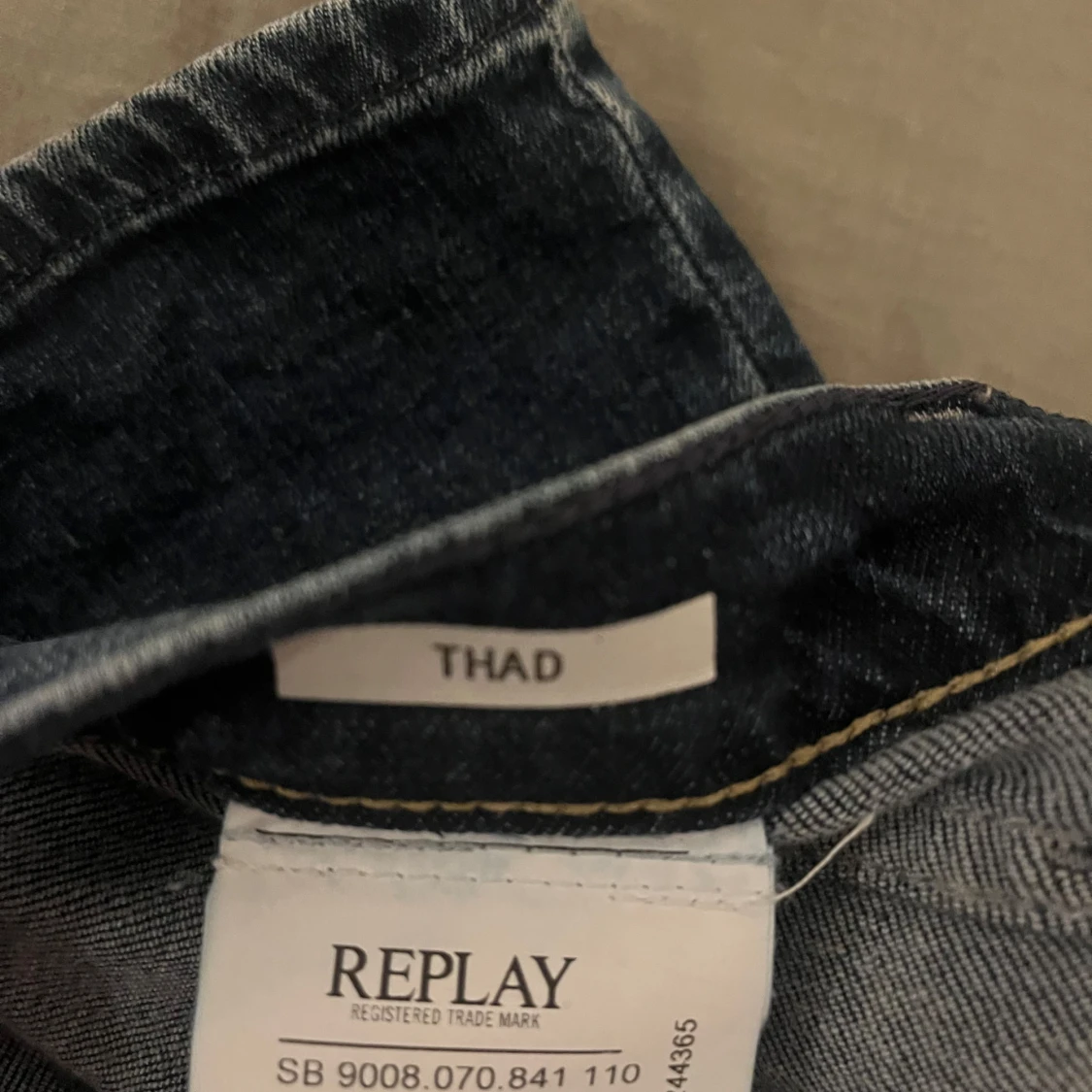 Replay Thad blå jeans straight fit - 3