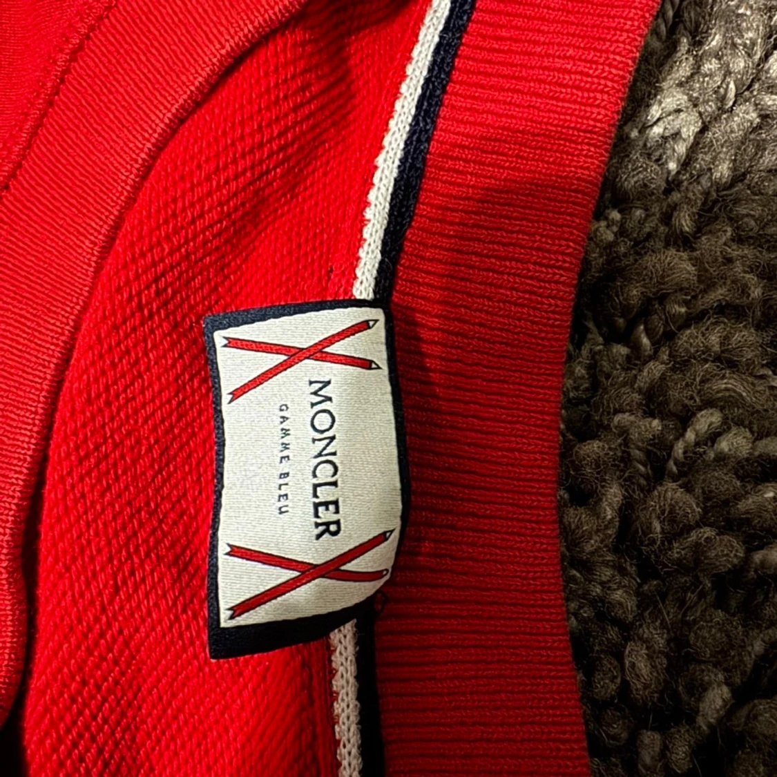 Röd långärmad tröja från Moncler - 1