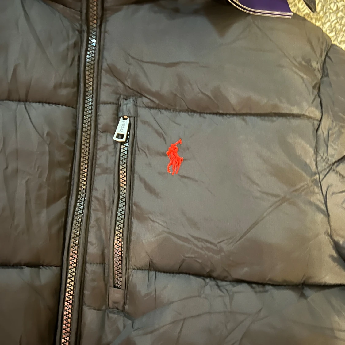 Svart pufferjacka från Polo Ralph Lauren - 1