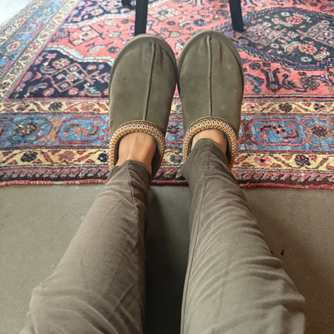 UGG slip-on mockasiner olivgrön - 1