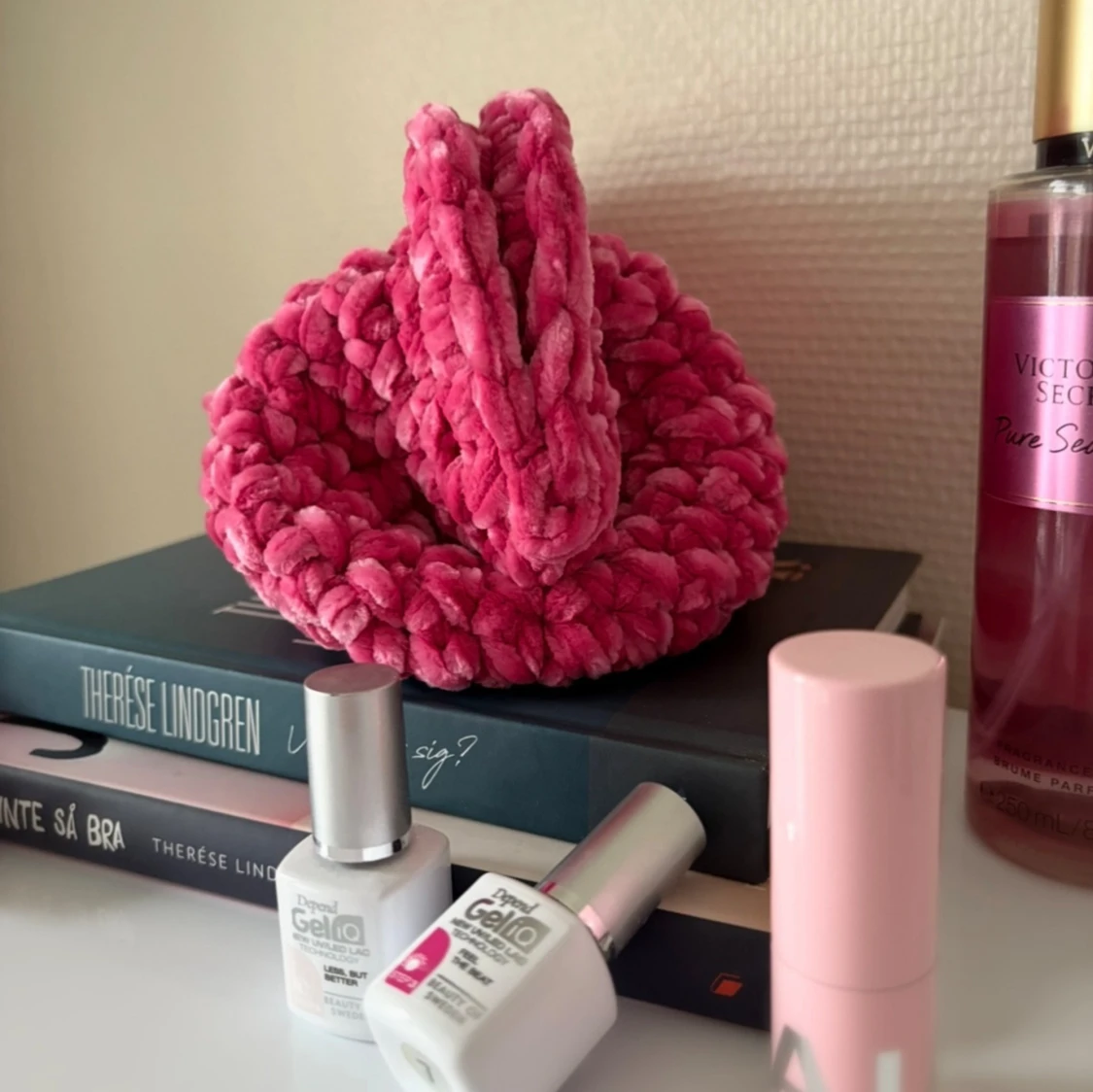 Virkad necessär (clutch bag) - Kelly -  - 1