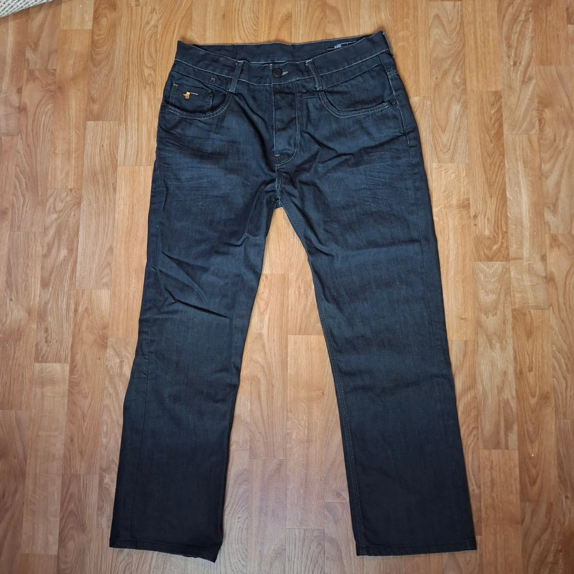 Raw denim/Black jeans KIRK 33/32