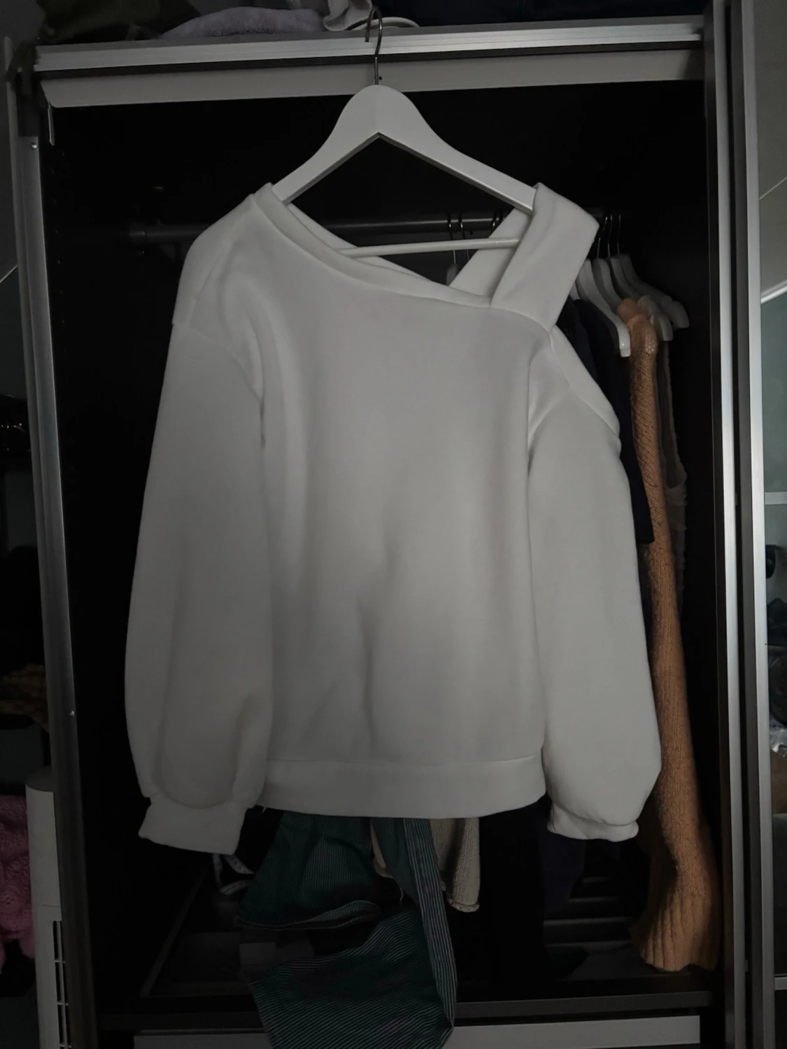 Vit sweatshirt från Ellemilla