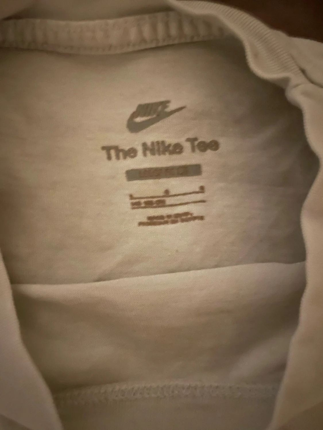 Vit Nike t-shirt med logga - 1