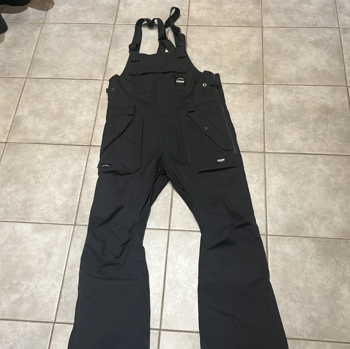 Dope snow täckbyxor med hängslen S