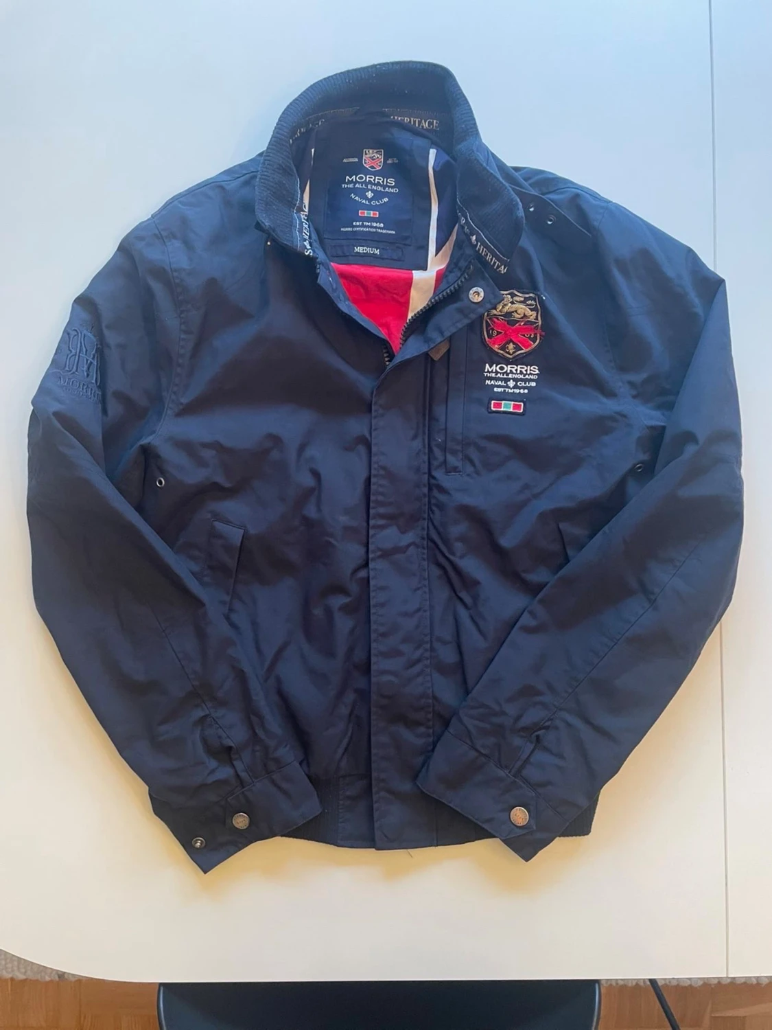 Morris marinblå vindjacka  - 1