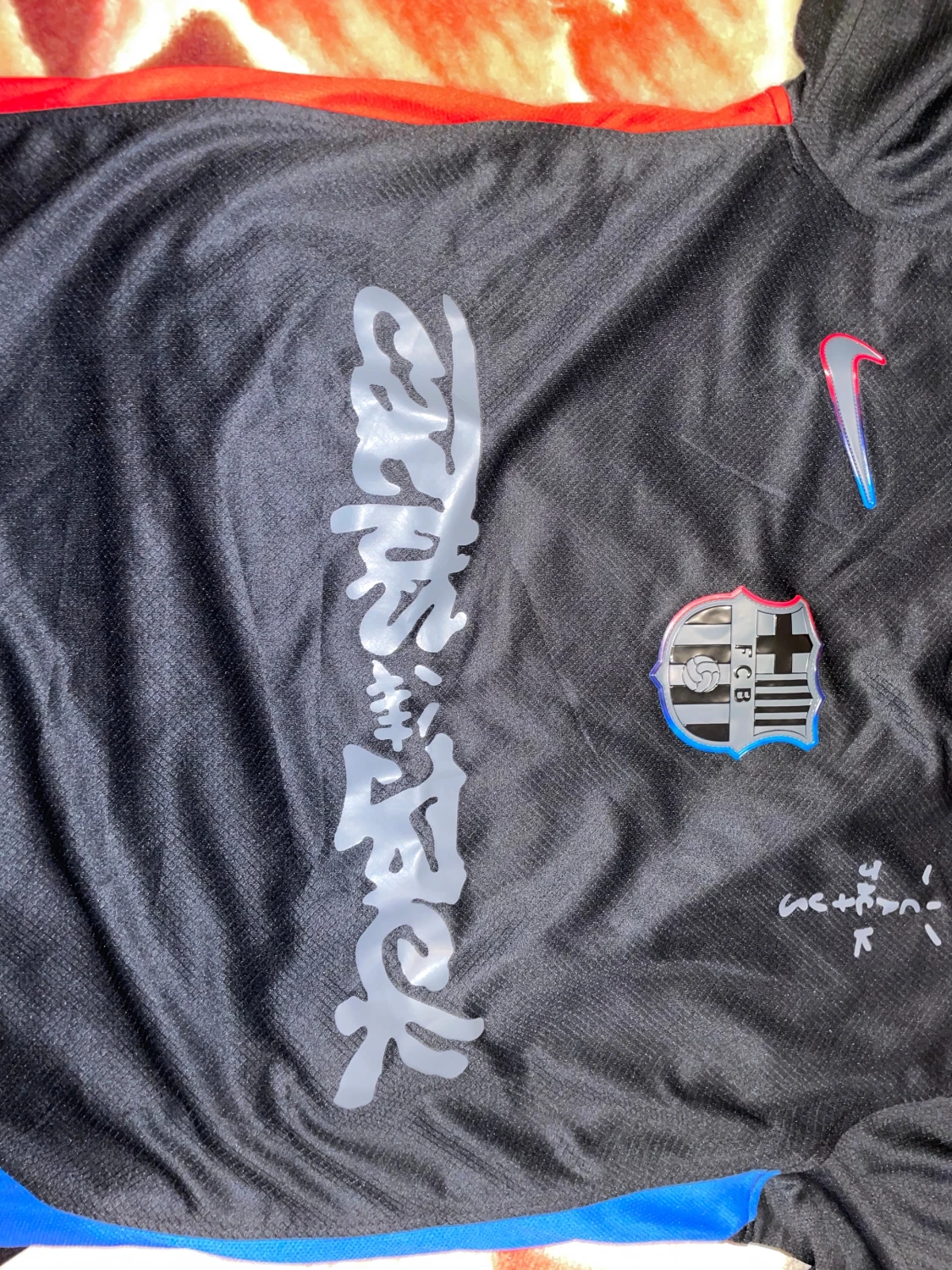 Svart FC Barcelona x Nike t-shirt S - 3