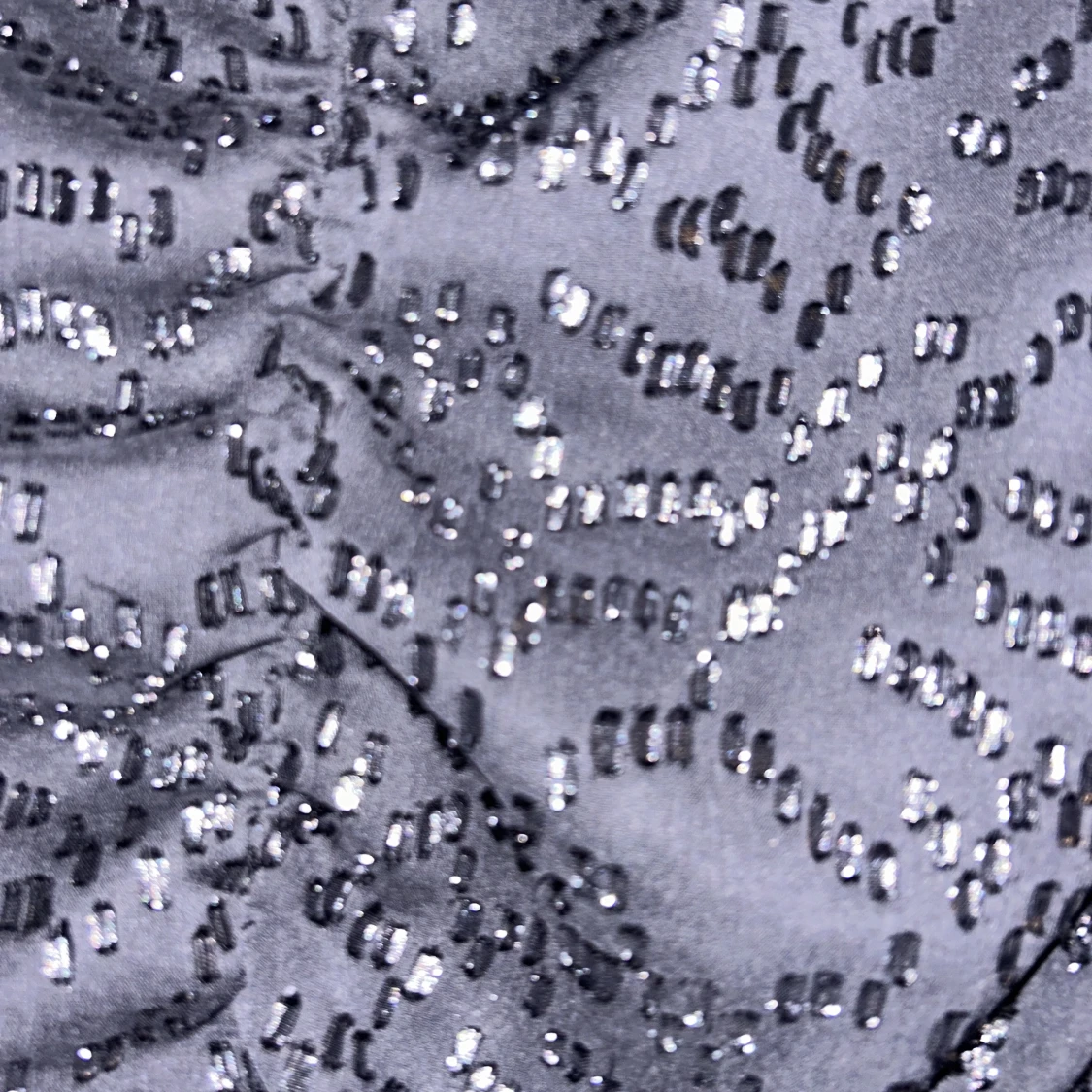 Svart glittrig oneshoulder-top från ONLY - 3