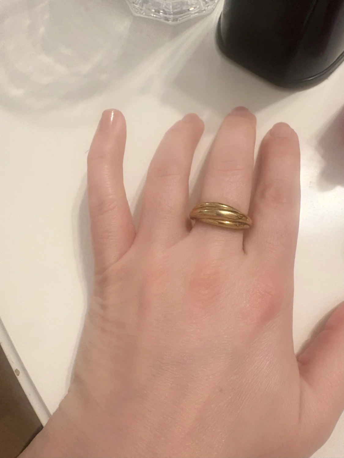 Guldfärgad ring från Edblad - 3