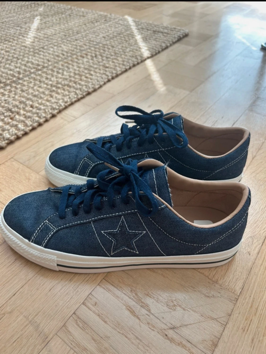 Converse One Star denim sneakers