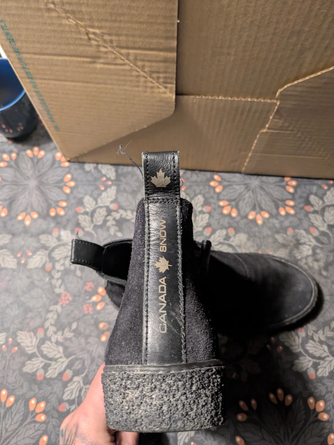 Svarta Chelsea boots från Canada Snow - 1