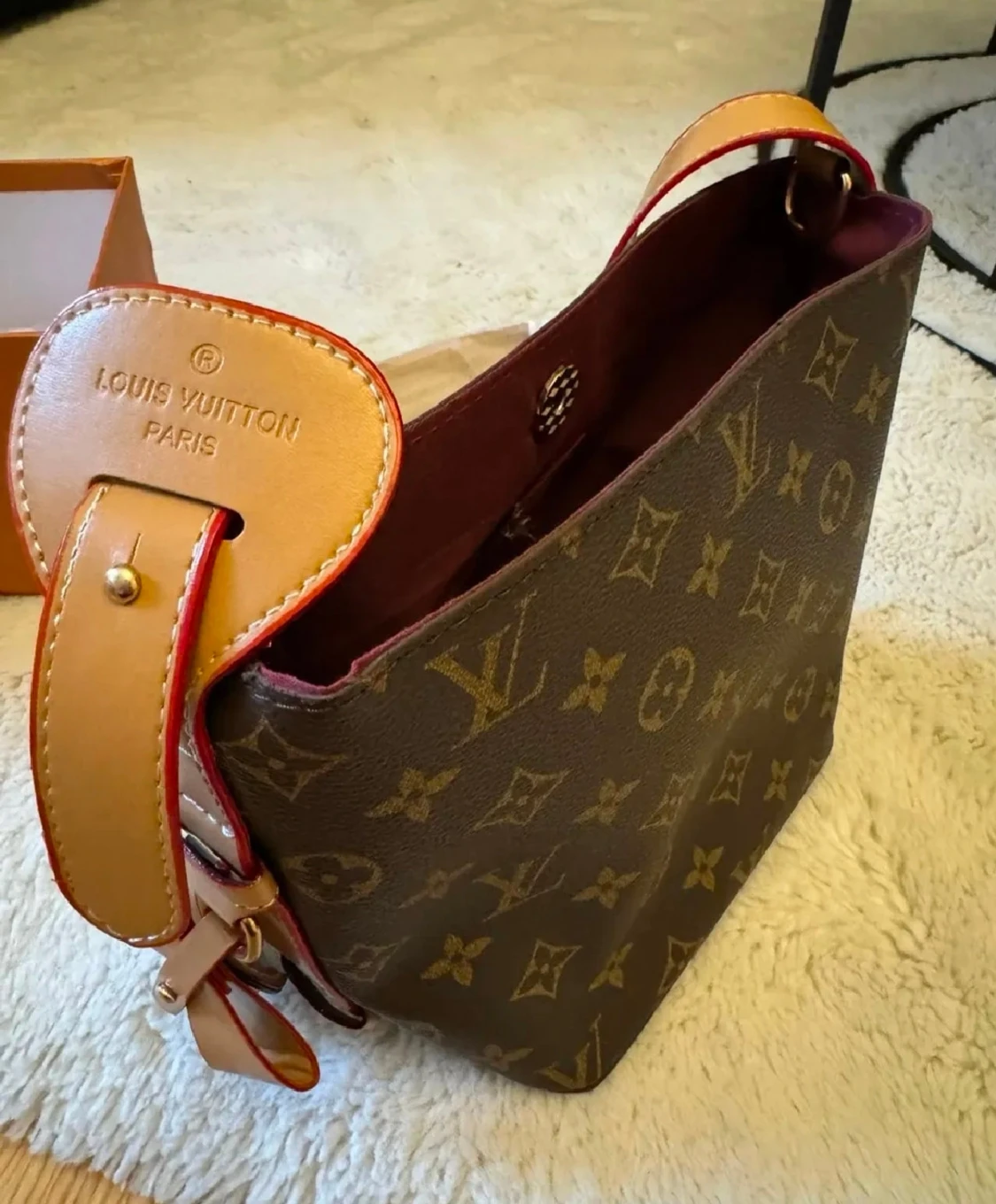 monogram handväska - 1