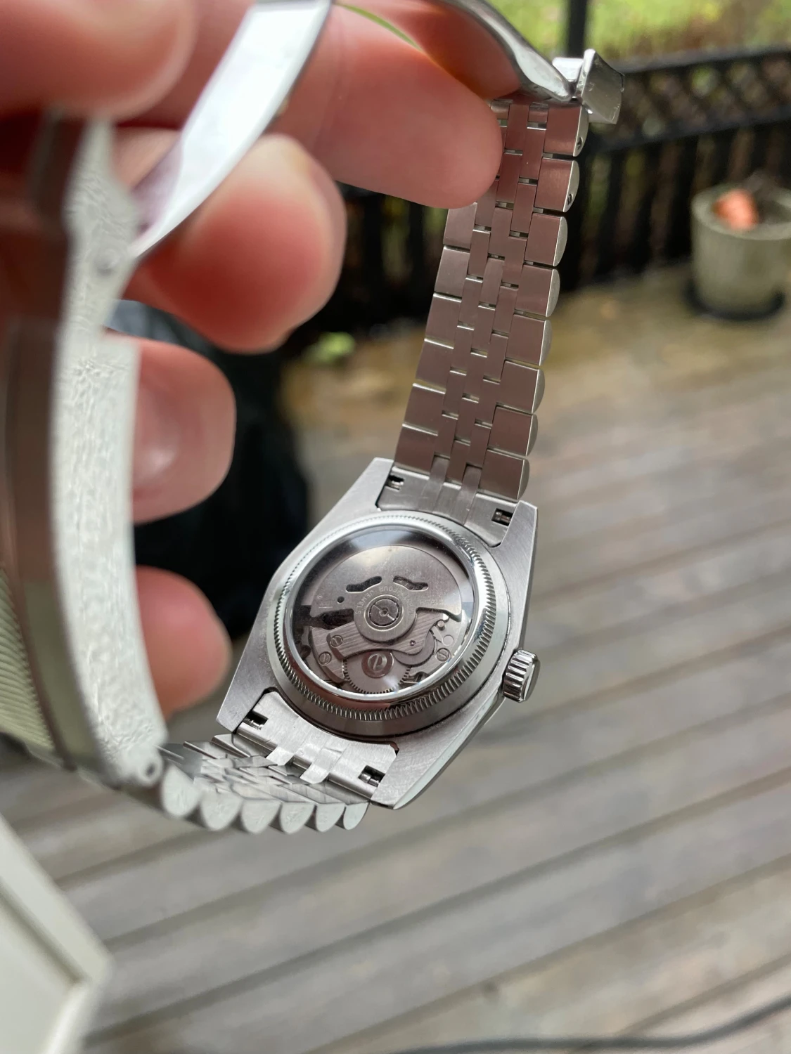 Olive Green Date-just Seiko Mod - 4