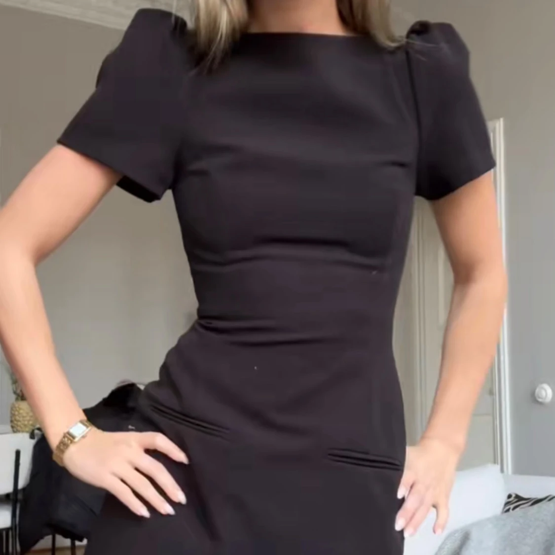 Svart klänning från Zara