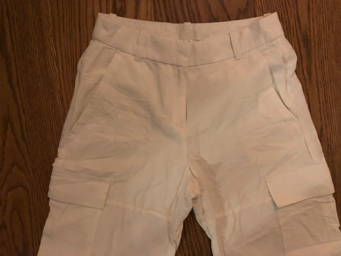 Vita cargobyxor stl 36